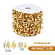 結婚式の装飾  ゴールド  5/8インチ（15mm）  約10.94ヤード（10m）/ロール OCOR-WH0067-73A-2
