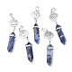 Natural Sodalite Pointed Big Pendants G-D0021-01P-12-1