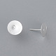 Фурнитура для сережек-гвоздиков из нержавеющей стали 304 STAS-H436-24S-12mm-2
