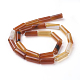 Natural Agate Beads Strands G-G731-12B-16x6mm-2