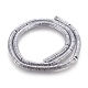 Electroplated Non-magnetic Synthetic Hematite Bead Strand G-E498-01F-2