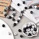 75Pcs 8 Styles Spray Painted Wood Beads Sets WOOD-YW0001-11-5