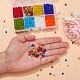 8 couleurs perles de rocaille en verre SEED-YW0001-60-8