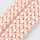 Eco-Friendly Dyed Glass Pearl Round Beads Strands HY-A002-10mm-RB091-1