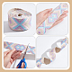 WADORN 6 Colors Flat Embroidery Rhombus Polyester Ribbons OCOR-WR0001-14-3