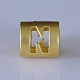 Perlas de letras de aleación PALLOY-WH0081-55N-3