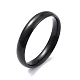 Ion Plating(IP) 304 Stainless Steel Simple Plain Band Finger Ring for Women RJEW-B036-06EB-2