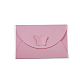 レトロブランクミニペーパー封筒  結婚式の招待状の封筒  DIYギフト用封筒  蝶  ピンク  完成品：10.5x7cm DIY-WH0038-A09-3