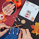 Marqueurs de points de verrouillage en perles acryliques sur le thème de l'automne HJEW-PH01753-3