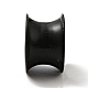 シリコーン耳栓ゲージ  男性女性用トンネル耳エキスパンダー  ブラック  9x14mm  ピン：9.5mm EJEW-G319-01F-2