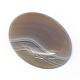 Oval gefärbte natürliche gestreifte Achat-Cabochons G-R349-30x40-12-2