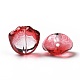 Transparent Spray Painted Glass Beads GLAA-I050-05C-3