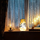Film de lampe en pvc pour bricolage lumière colorée lampe suspendue bocal en verre dépoli DIY-WH0513-005-5