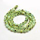 Faceted Millefiori Glass Round Beads Strands LK-P005-05-2