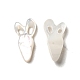 Perles de coquillage blanc naturel BSHE-E026-07-2