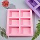 AHANDMAKER 10 Cavities Silicone Molds Cuboid Rectangle Soap Mold Handmade Craft Mould for Soap Making Candle Making DIY-PH0004-24-5