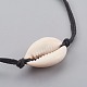 Adjustable Cowrie Shell Anklets AJEW-AN00242-3