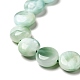 Hilos de perlas de vidrio natural G-I247-33C-4