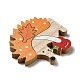 Cabochon in legno stampato a faccia singola autunnale WOOD-I010-01D-3
