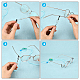 Nbeads DIY Eyeglasses Neck Strap Making Kits for Children FIND-NB0006-03-4