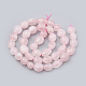 Chapelets de perles en quartz rose naturel G-S331-8x10-017-2
