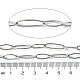 304 cadenas de eslabones ovales de acero inoxidable CHS-K018-01P-2