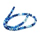 Chapelets de perles en agate à rayures naturelles/agates à bandes G-I254-03C-05-2