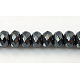 Chapelets de perles en hématite synthétique sans magnétiques G-Q421-2