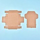 クラフト紙ギフトボックス  折りたたみボックス  長方形  バリーウッド  完成品：20x14x5.3cm 内側のサイズ：18x12x5cm 展開サイズ：38.2x44x0.03cmと33.6x26.9x0.03am CON-K006-07D-01-2