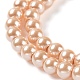 Baking Painted Pearlized Glass Pearl Round Bead Strands HY-Q003-6mm-18-3