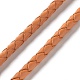 Cordoncino di cuoio intrecciato&nbsp;VL3mm-30-2