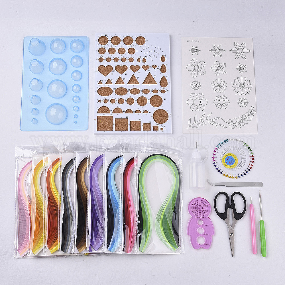 Wholesale DIY Paper Quilling Strips Sets Random Color Paper Quilling
