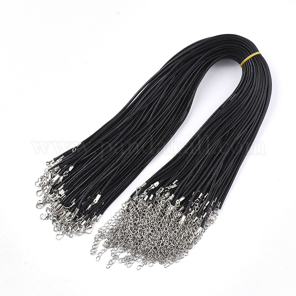 Wholesale Waxed Cord Necklace Making