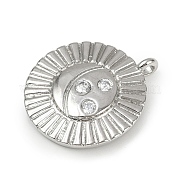 Латунные микро проложить кубического циркония подвески KK-M322-36P