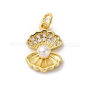 Латунные микро проложить кубического циркония подвески KK-I276-08G