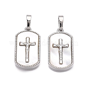 Подвески из латуни и ракушек KK-N254-207P