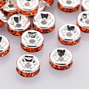 Латунь марки А горный хрусталь Spacer бисер RB-A014-Z6mm-20S