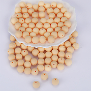 Круглые силиконовые фокусные бусины SI-JX0046A-20