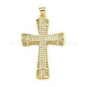 Подвески из кубического циркония с покрытием из латуни KK-U029-02G-01