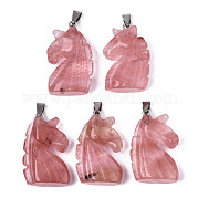 Резные стеклянные подвески из арбуза G-N0327-002K