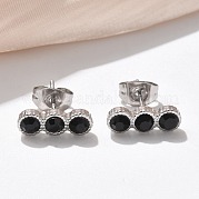 Серьги-гвоздики из нержавеющей стали 304 EJEW-F361-01P