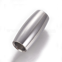 変色しにくい304ステンレススチール製のマグネット留め具と接着端  ライス  ステンレス鋼色  21x9.5mm  穴：6mm