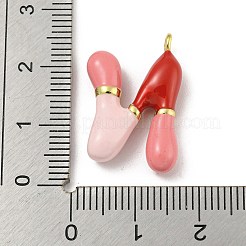 Латунь эмаль подвески KK-E093-03G-N