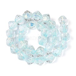 Ручной стеклянные фольга бисер пряди&nbsp;FOIL-N033-01C