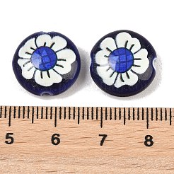 Cuentas de porcelana hechas a mano impresos&nbsp;PR-CBA938E-02B
