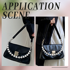 Ccb пластиковое сердце бисер кошелек декоративные цепочки&nbsp;AJEW-WH0248-895P