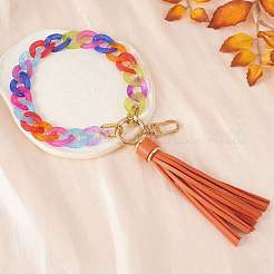 Llavero con eslabones de cadena&nbsp;HJEW-SW00014-07