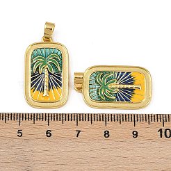 Латунь эмаль подвески&nbsp;KK-L190-010G-02