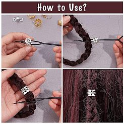 Витые волосы спираль дреды бусины FIND-NB0001-58