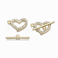 Застежки из сплава со стразами PALLOY-Q441-023-NR